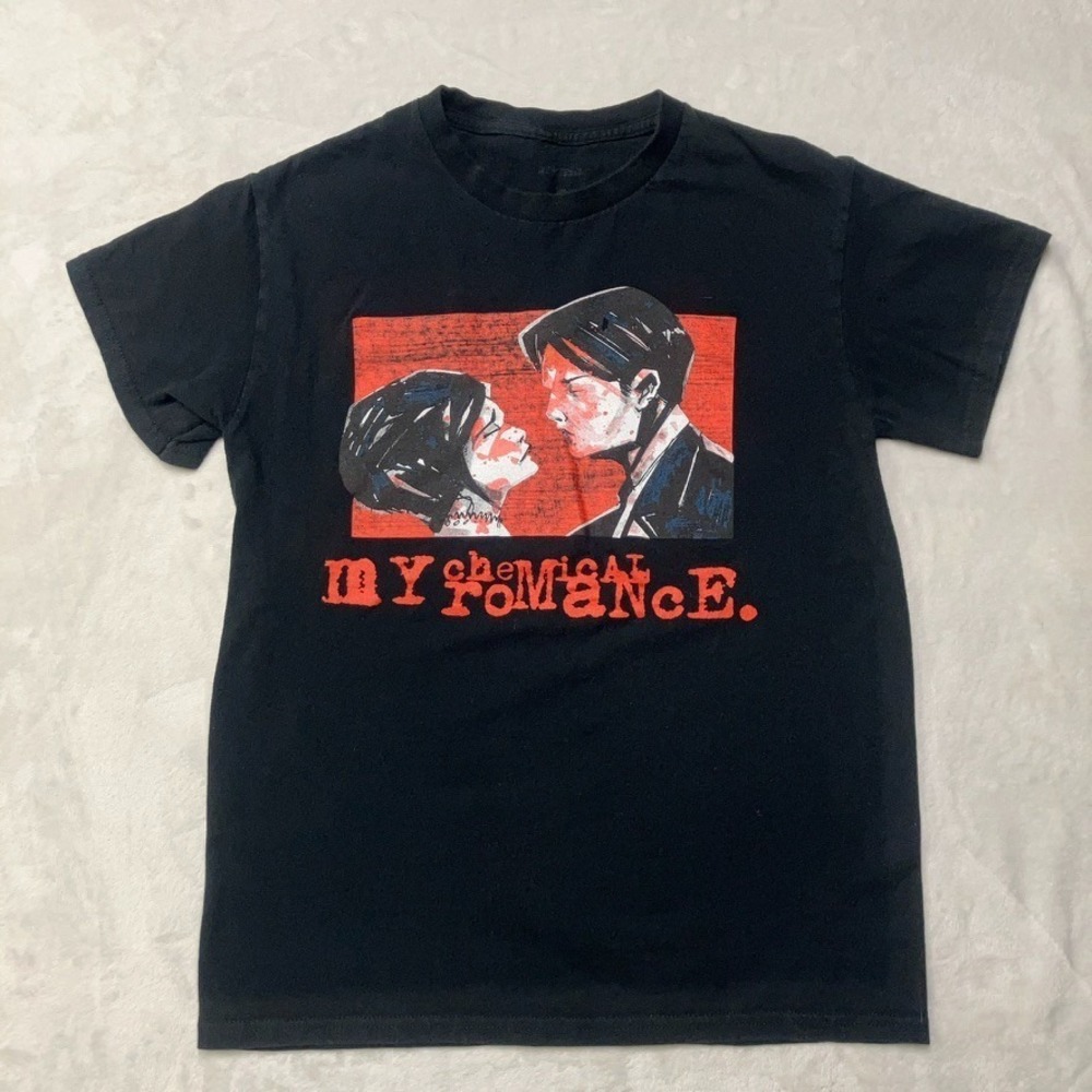 My Chemical‎ Romance Three Cheers For Sweet Revenge Black  T-Shirt Size Small